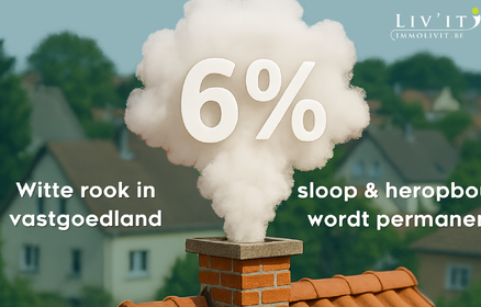Witte rook in vastgoedland: 6% btw op sloop en heropbouw wordt permanent!