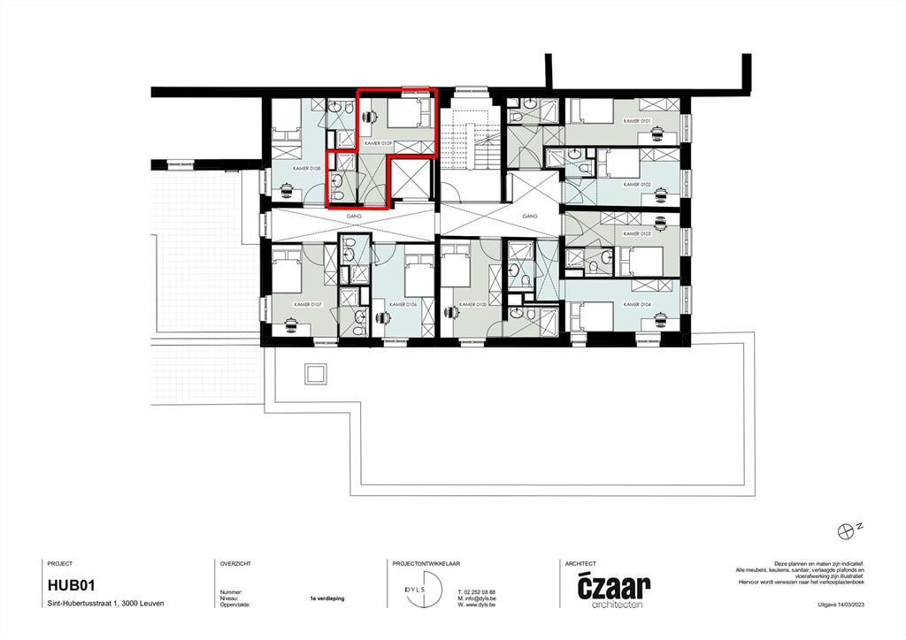 Dorm room for rent in LEUVEN