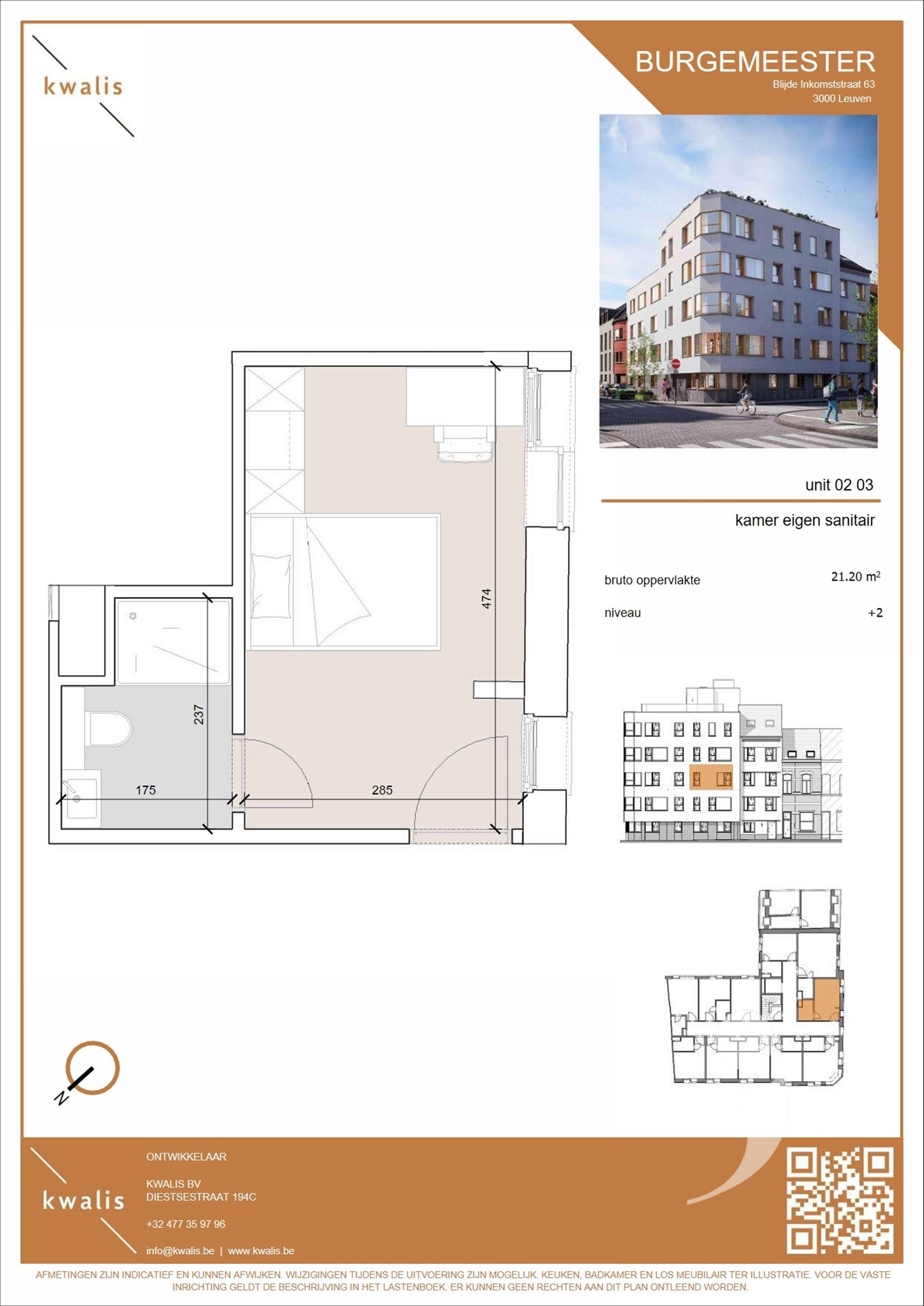 Dorm room for rent in LEUVEN