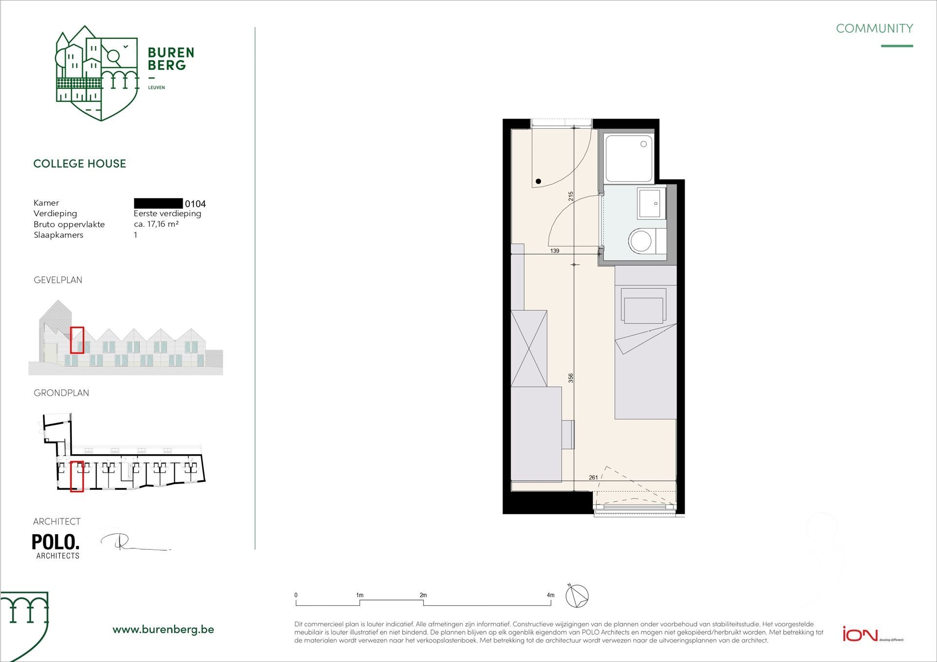 Dorm room for rent in LEUVEN