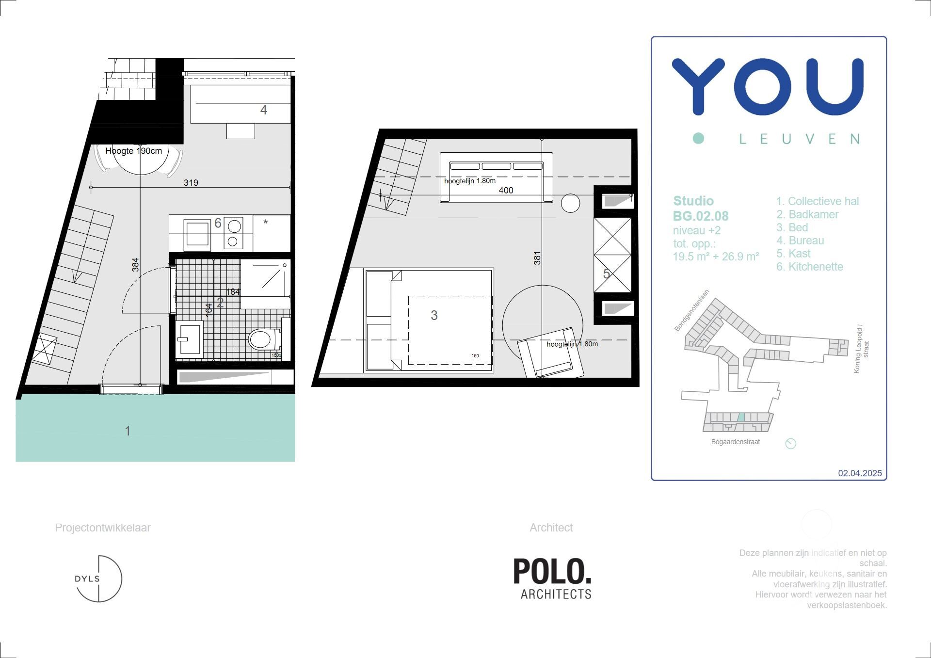 Dorm room for rent in LEUVEN