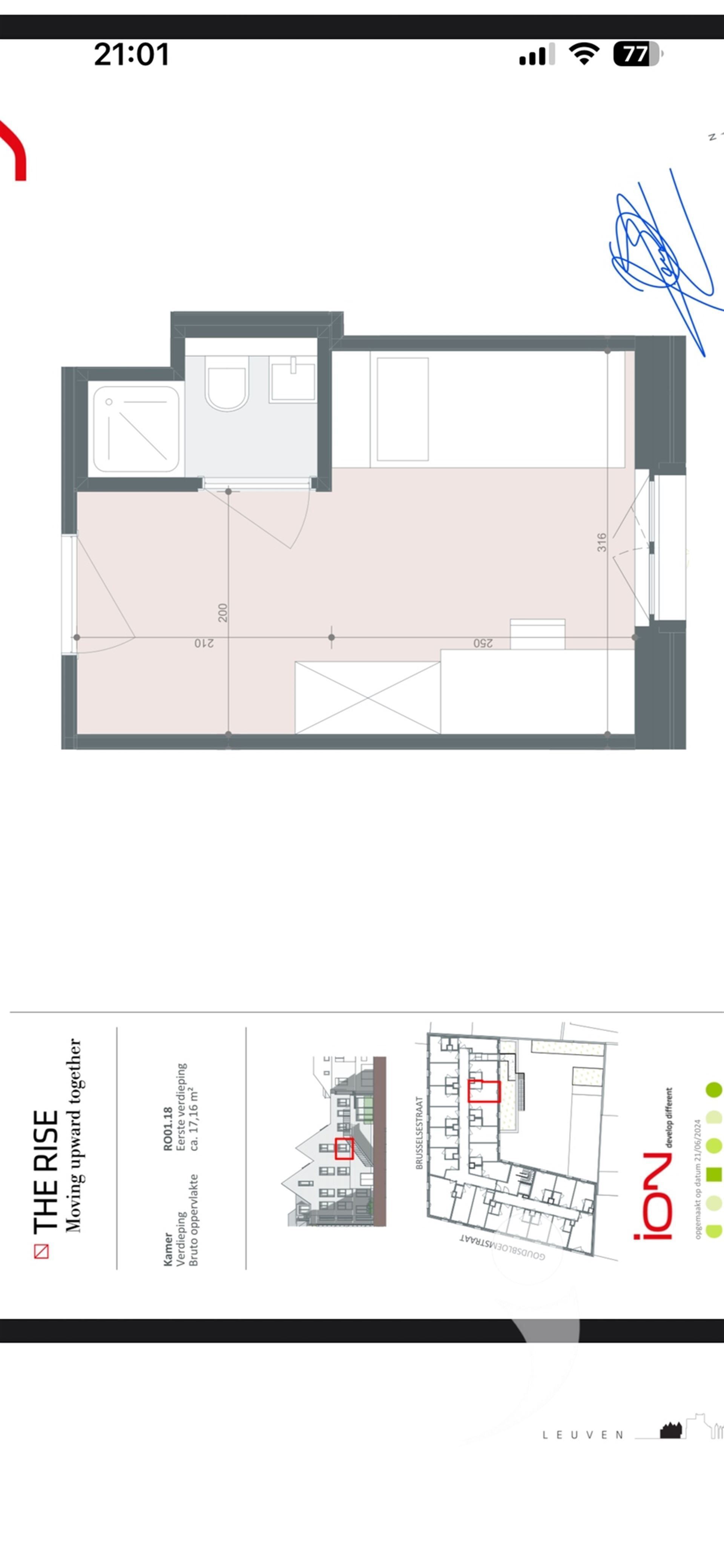 Dorm room for rent in LEUVEN