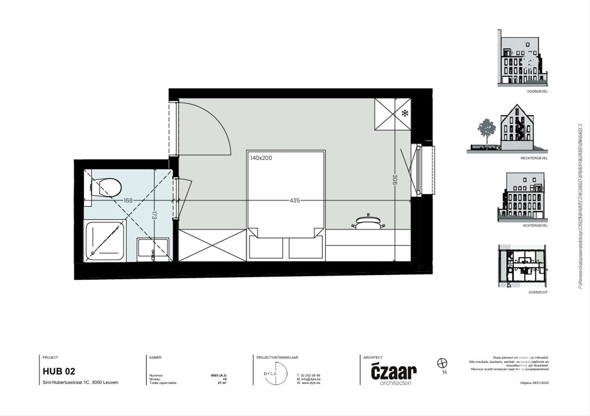 Dorm room for rent in LEUVEN