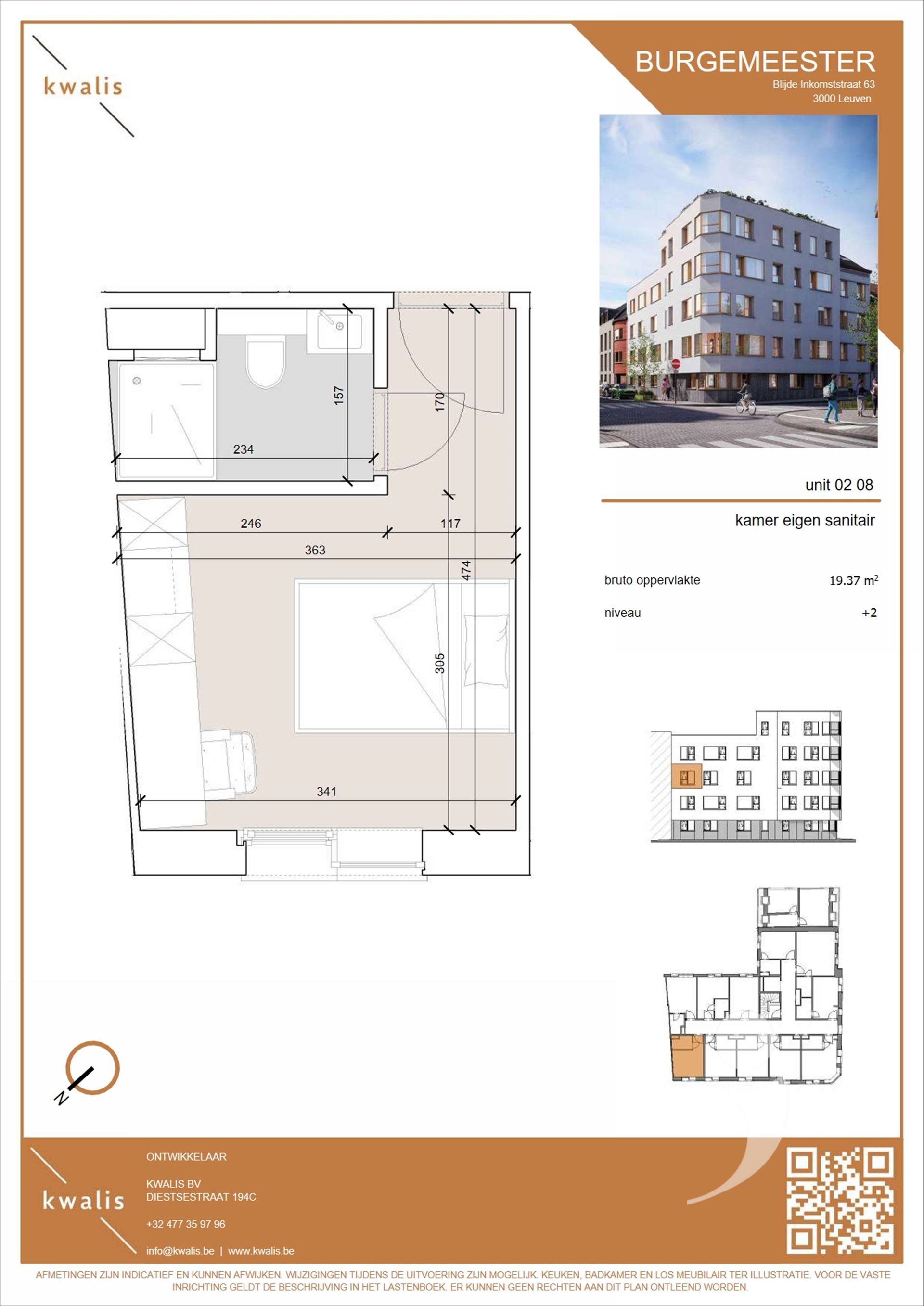 Dorm room for sale in LEUVEN