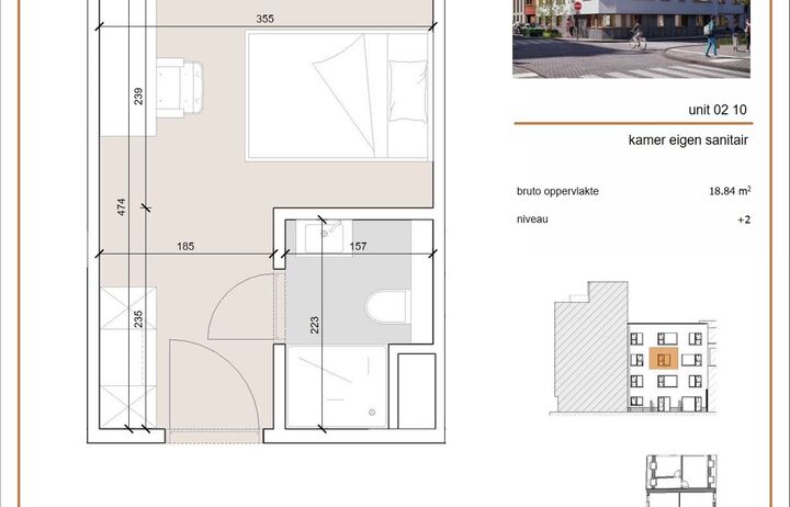 Dorm room for rent in LEUVEN