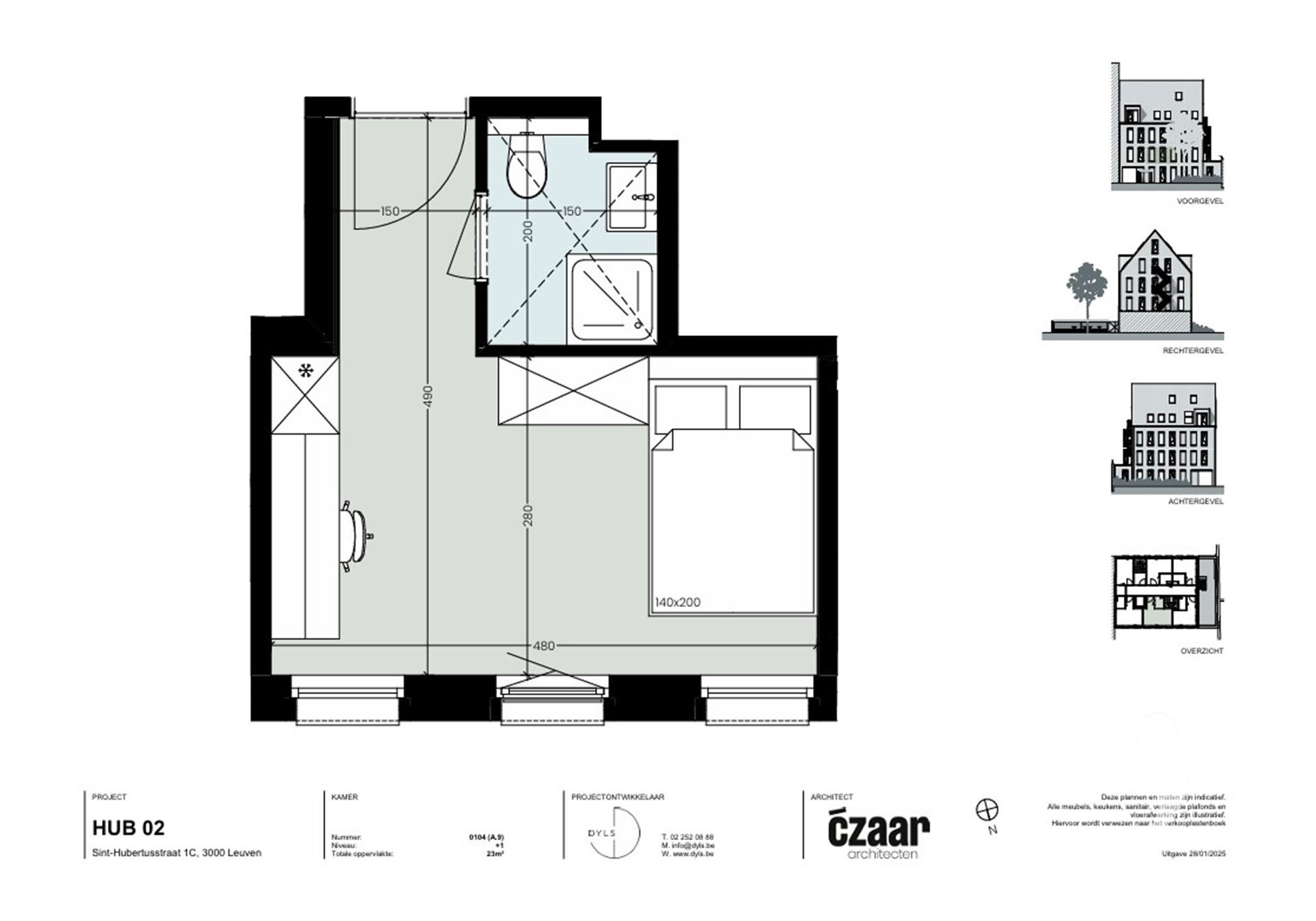 Studentenkamer te huur in LEUVEN