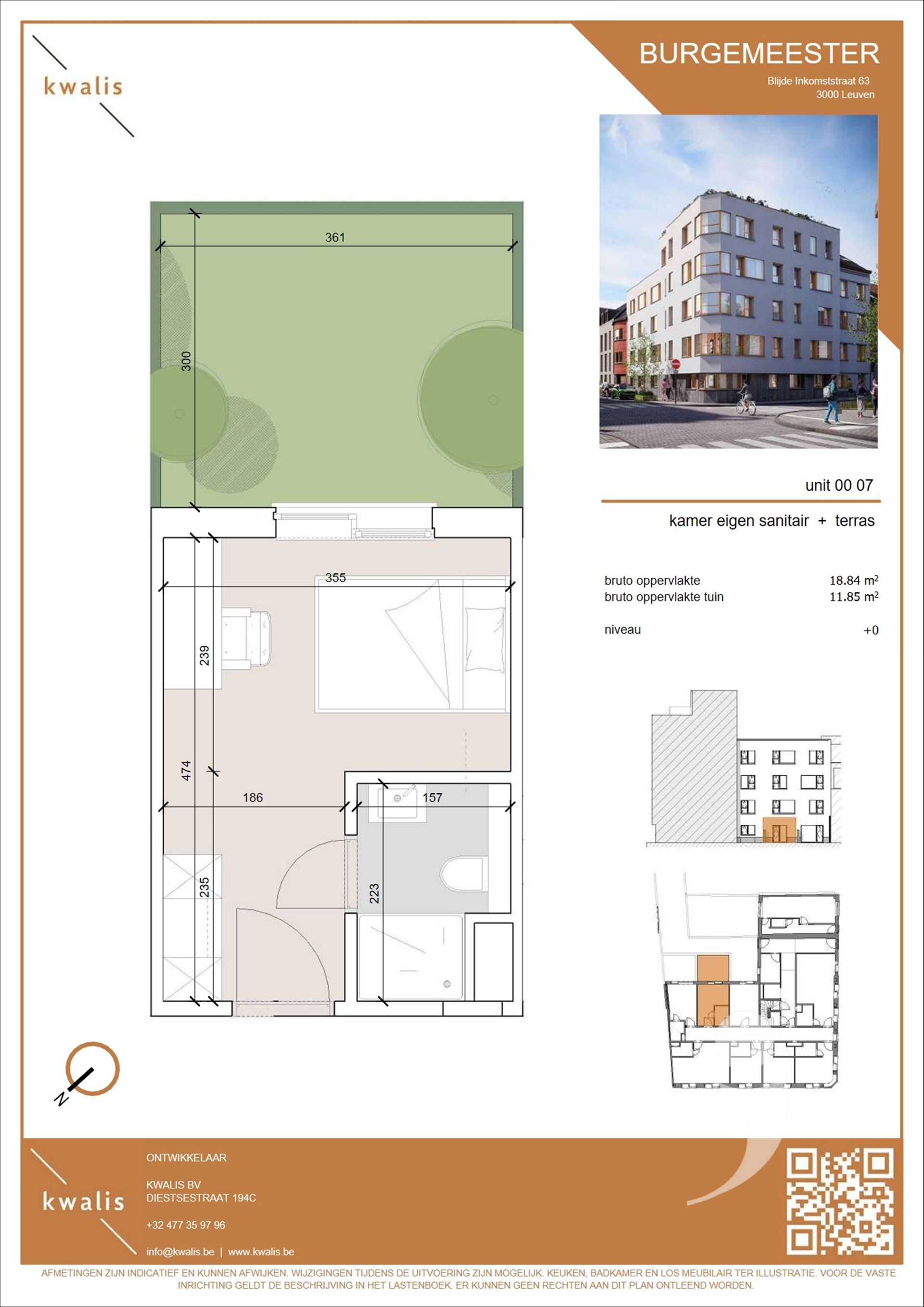 Studentenkamer te koop in LEUVEN